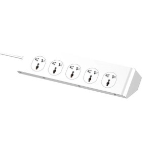چند راهی ۱۰ خانه برق ارت دار الدینیو SC10610 با کابل ۲ متری + شارژر USB و Type-C