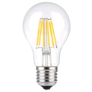 لامپ ادیسونی حبابی فیلامنتی Filament A60 E27 6W