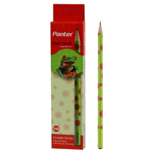 مداد مشکی پنتر Panter Frog/BP113-1 بسته ۱۲ عددی