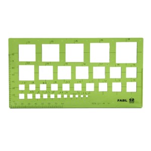 شابلون مربع FABL FB416