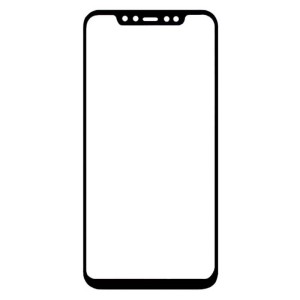 گلس تعمیراتی Xiaomi Mi 8 مشکی