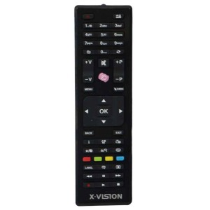 کنترل تلویزیون ایکس ویژن X.Vision دکمه بنفش
