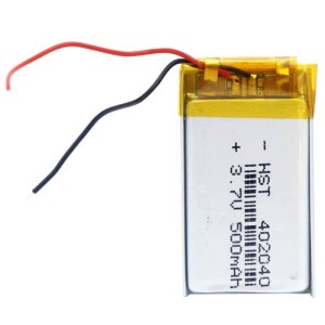 باتری لیتیوم ۵۰۰mAh 35*20*3mm 402040