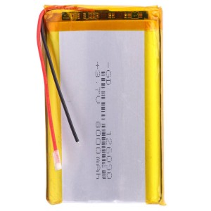 باتری لیتیوم ۸۰۰mAh 12*54*90mm 126090