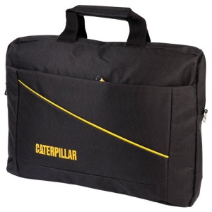 کیف لپ تاپ دوشی Caterpillar خط زرد