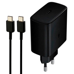 شارژر دیواری فست شارژ Samsung EP-TA800 3A PD 25W Type-C + کابل تبدیل تایپ سی