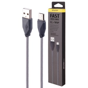 کابل میکرو یو اس بی فست شارژ Awei CL-982 2.1A 1m