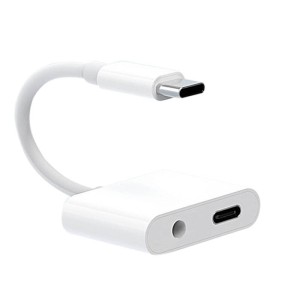 تبدیل هندزفری Caza K6 Type-C To Type-C / AUX 12Cm