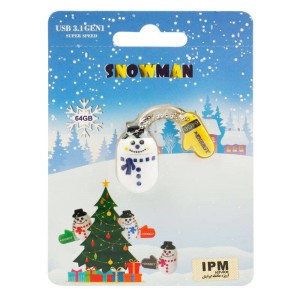 فلش عروسکی ۶۴ گیگ ایکس انرژی X-Energy Snowman USB3.1