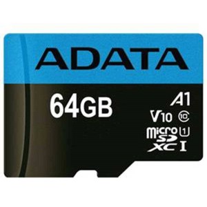 رم میکرو ۶۴ گیگ ای دیتا ADATA Premier V10 U1 A1 100MB/s + خشاب