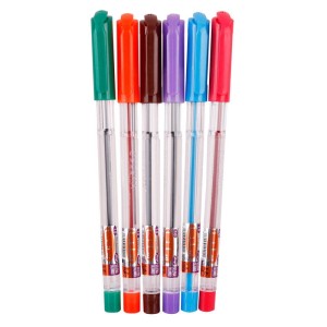 خودکار سلنا رنگی Selena SP120 1mm بسته ۶ عددی