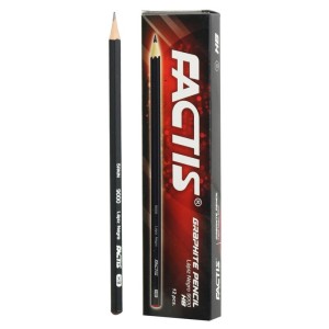 مداد مشکی فکتیس Factis Lapiz Negro 9000 بسته ۱۲ عددی
