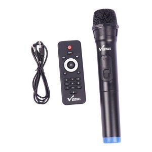 اسپیکر چمدانی بلوتوثی رم و فلش خور Vanmaax MAX-1100 + میکروفون و ریموت کنترل