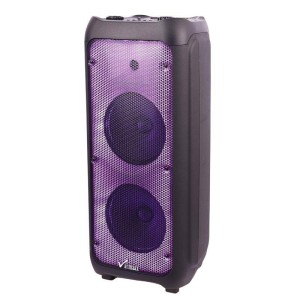 اسپیکر چمدانی بلوتوثی رم و فلش خور Vanmaax MAX-1100 + میکروفون و ریموت کنترل