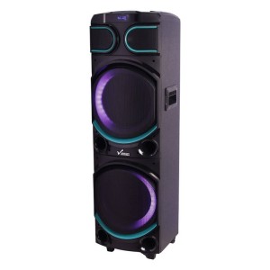اسپیکر چمدانی بلوتوثی رم و فلش خور Vanmaax MAX-1400 + میکروفون و ریموت کنترل
