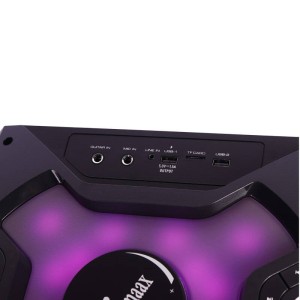 اسپیکر چمدانی بلوتوثی رم و فلش خور Vanmaax MAX-1400 + میکروفون و ریموت کنترل