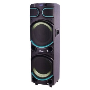 اسپیکر چمدانی بلوتوثی رم و فلش خور Vanmaax MAX-1400 + میکروفون و ریموت کنترل
