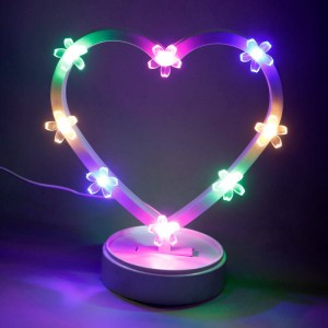 چراغ خواب USB طرح شکوفه RGB