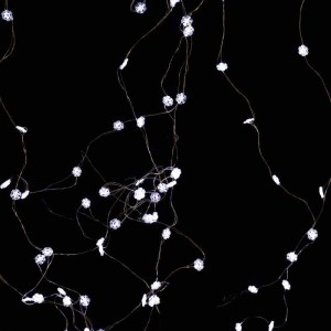 ریسه طرح دانه برف مهتابی طول 3.5 متر