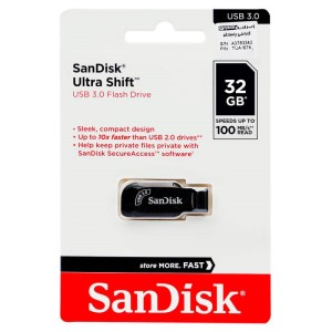فلش ۳۲ گیگ سن دیسک Sandisk Ultra Shift USB3.0