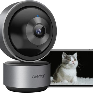 دوربین نظارتی هوشمند آرنتی Arenti Dome1 Ultra HD 3MP/2K Indoor Pan Tilt Zoom Privacy Camera