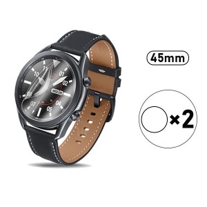 پک 2تایی محافظ نانو ساعت هوشمند سامسونگ Samsung Galaxy Watch 3 45mm R840 TPU Screen Protector 2Pcs