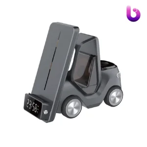 استند و شارژر وایرلس گرین لاین Green Lion Forklift 5 IN 1 توان 15 وات