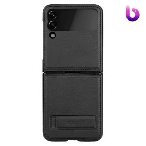 کیف چرمی نیلکین سامسونگ Samsung Galaxy Z Flip 4 Nillkin Qin Leather Case دارای محافظ دوربین