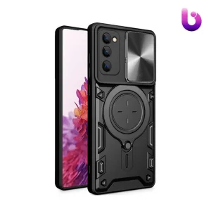 قاب ضد ضربه مگنتی Samsung Galaxy S20 FE / S20 FE 5G Magnetic Support Case دارای محافظ دوربین