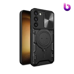 قاب ضد ضربه مگنتی Samsung Galaxy S23 Plus Magnetic Support Case دارای محافظ دوربین