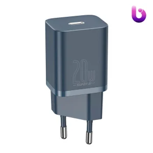 شارژر دیواری فست شارژ Baseus TZCCSUP-B 3A QC3.0 PD 20W Type-C + کابل Type-C to Lightning