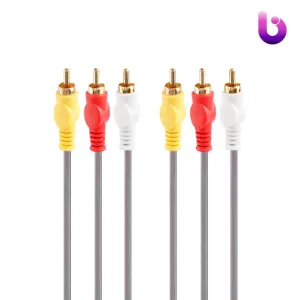 کابل ۳ به ۳ Orange AV RCA 1.5m کد 2