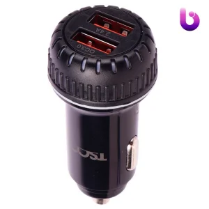 شارژر فندکی فست شارژ TSCO TCG 37 3A QC3.0 PD 30W + کابل تایپ سی