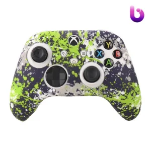 روکش دسته بازی Xbox X/S طرح رنگی زمینه سفید