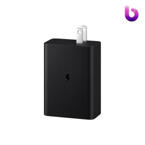 شارژر اصلی سوپر فست شارژ سامسونگ Samsung EP-T6530 Trio توان 65 وات دو شاخه UK