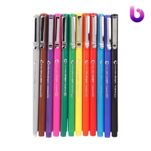روان نویس سی کلاس رنگی C.Class LIQEO F-5015-12C 0.4mm بسته 12 عددی