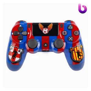 دسته بی سیم SONY PlayStation 4 DualShock 4 High Copy طرح فوتبالی کد 1