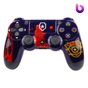 دسته بی سیم SONY PlayStation 4 DualShock 4 High Copy طرح R.P.D Racoon Police