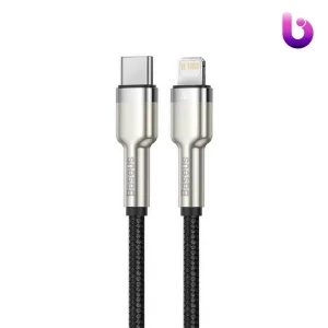 کابل تبدیل کوتاه فست شارژ Baseus CATLJK Type-C to Lightning PD 20W 25cm