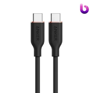 کابل تبدیل فست شارژ Anker PowerLine III Flow A8553 Type-C To Type-C PD 100W 1.8m