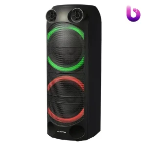 اسپیکر چمدانی بلوتوثی رم و فلش خور KingStar KBS530 + میکروفون و ریموت کنترل
