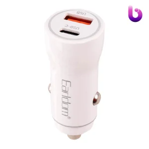 شارژر فندکی فست شارژ Earldom ES-CC12 PD 3.1A 20W
