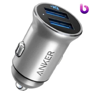 شارژر فندکی فست شارژ Anker PowerDrive 2 ALLOY A2727H42 2.4A 12W
