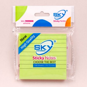 کاغذ یادداشت چسب دار Sky Stationery 7.5*7.5cm بسته ۱۰۰ برگی