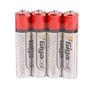 باتری چهارتایی نیم قلمی Gigacell Ultra Heavy Duty R03 1.5V AAA بسته ۴۰ عددی شرینک