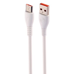کابل میکرو یو اس بی فست شارژ Caza X01 120W 0.8m