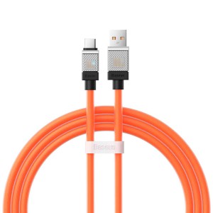 کابل تایپ سی فست شارژ 100 وات باسئوس CoolPlay Series CAKW00060 طول 1 متر