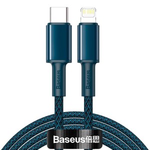 کابل تبدیل فست شارژ Baseus High Density CATLGD-A Type-C to Lightning PD 20W 2m