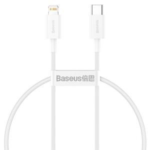 کابل کوتاه فست شارژ Baseus CATLYS Type-C to Lightning PD 20W 25cm