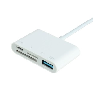 هاب و رم ریدر Joyroom S-H142 Lightning To USB2.0/microSD/SD/Type-C